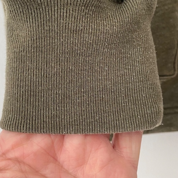 Beaver Canoe green full zip cotton blend jacket with drawstring waist size L - Picture 7 of 15